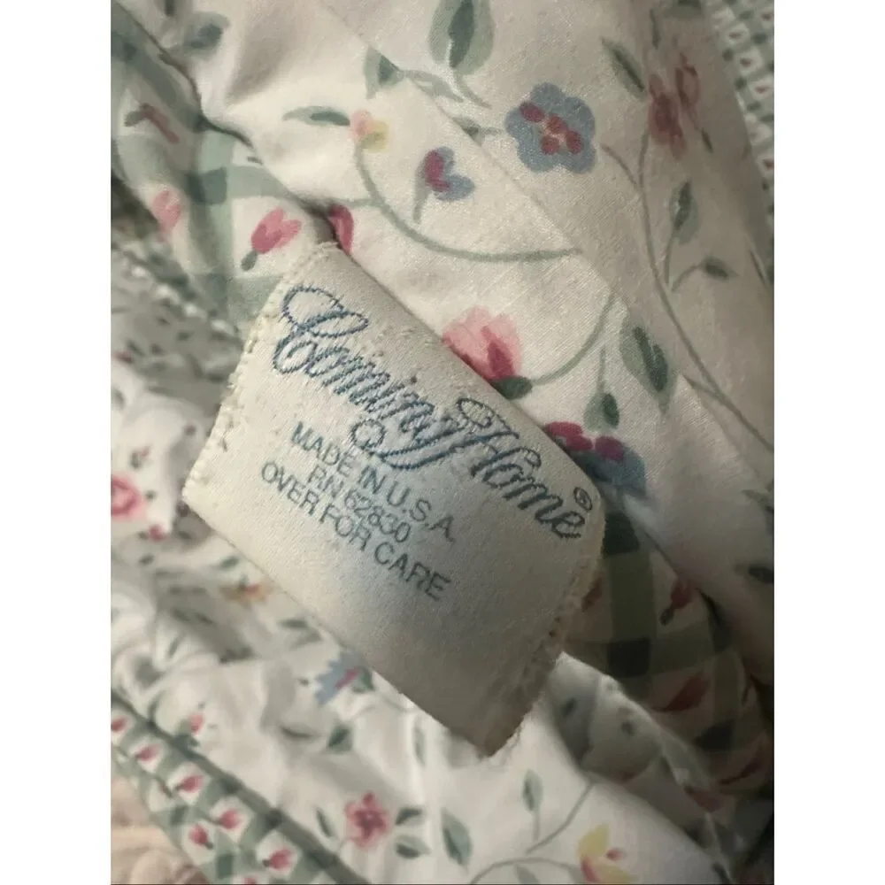 Coming Home Reversible Queen Floral Comforter Made in USA